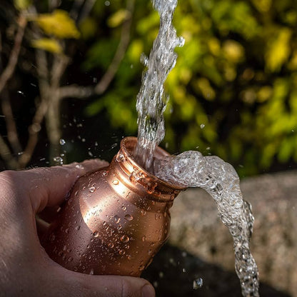 The Glow Bottle™ 100% Pure Copper Water Bottle — 34oz