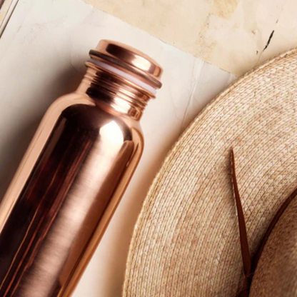 The Glow Bottle™ 100% Pure Copper Water Bottle — 34oz